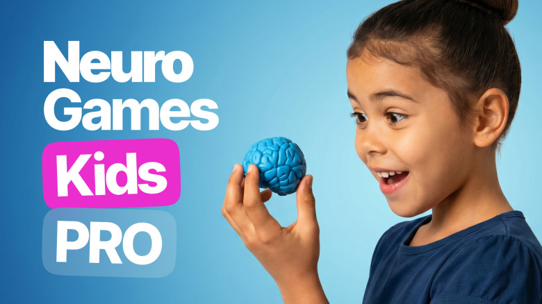 PRO Neuro Games Kids: Fun Brain Training for Better Grades & Increased Focus