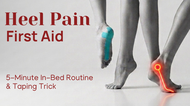 Heel Pain First Aid: A 5-Minute In-Bed Routine + Taping Trick