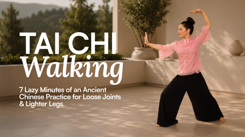 Tai Chi Walking — The Ancient Chinese Walking Practice That Helps a Stiff, Heavy Body Move Years Younger, in 7 Minutes a Day