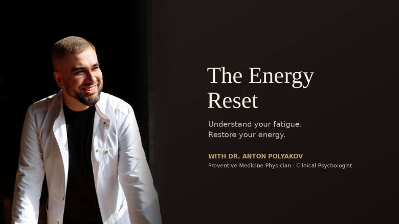 THE ENERGY RESET: STEADIER ENERGY BY DAY, EASIER NIGHTS & MORE LEFT FOR YOUR LIFE