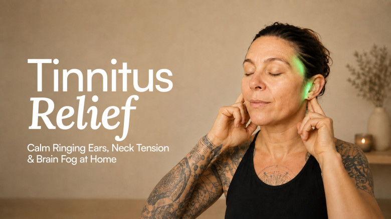 Tinnitus Relief: Calm Ringing Ears, Neck Tension & Brain Fog at Home