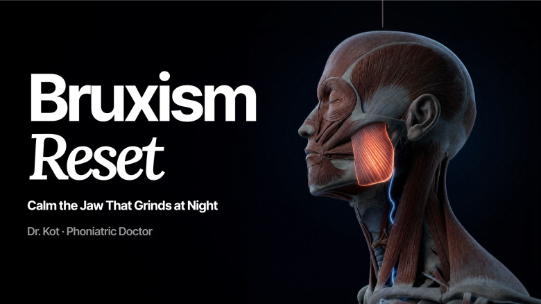 Bruxism Reset: A Calmer Jaw & Quieter Nights — Jaw-Muscle Training at Home
