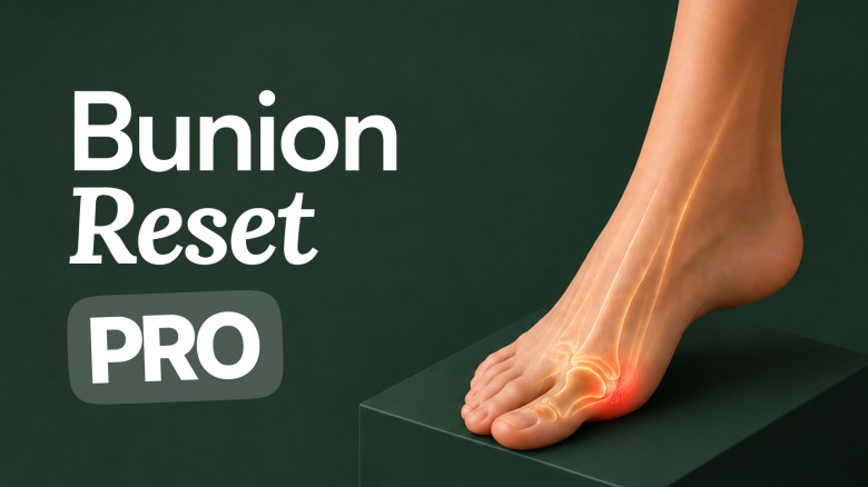 Bunion Reset PRO: Treat the Foot Mechanics Behind the Bump — at Home, with an Osteopathic Doctor's Method