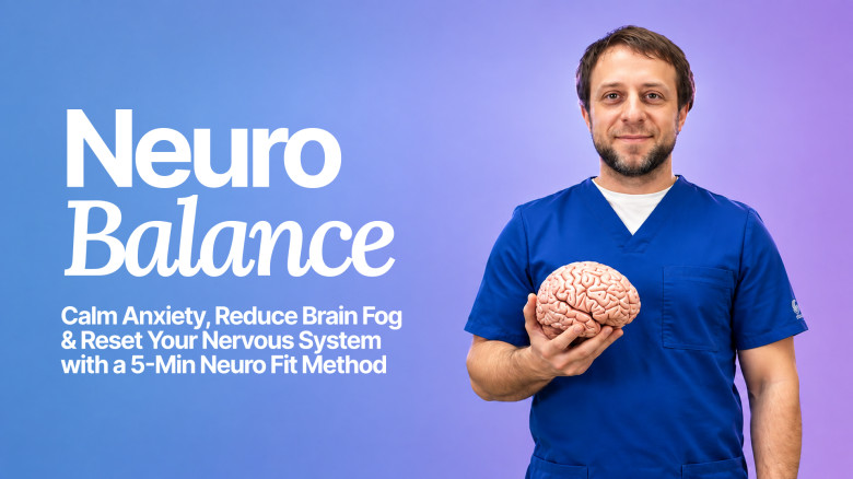 Neuro Balance: Calm Anxiety, Reduce Brain Fog  & Reset Your Nervous System with a 5-Min Neuro Fit Method