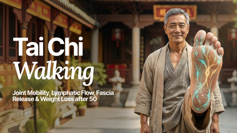 Tai Chi Walking: Joint Mobility, Lymphatic Flow, Fascia Release & Weight Loss after 50