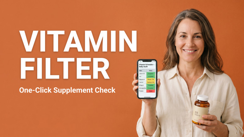 Vitamin Filter: 60 Seconds to Sort Out Your Supplement Shelf and Know What to Ask the Doctor