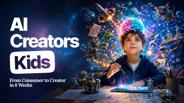 AI Creators Kids: From Consumer to Creator — Your Child's First AI Cartoon in Just 6 Weeks