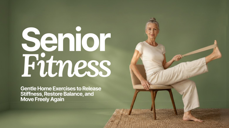 Senior Fitness: Gentle Home Exercises to Release Stiffness, Restore Balance, and Move Freely Again