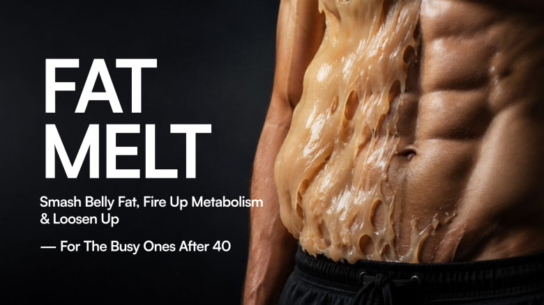 Fat Melt: Smash Belly Fat, Fire Up Metabolism & Loosen Up For The Busy Ones After 40