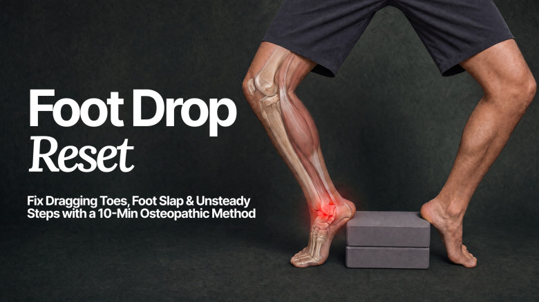 Foot Drop Reset: Fix Dragging Toes, Foot Slap & Unsteady Steps with a 10-Min Osteopathic Method